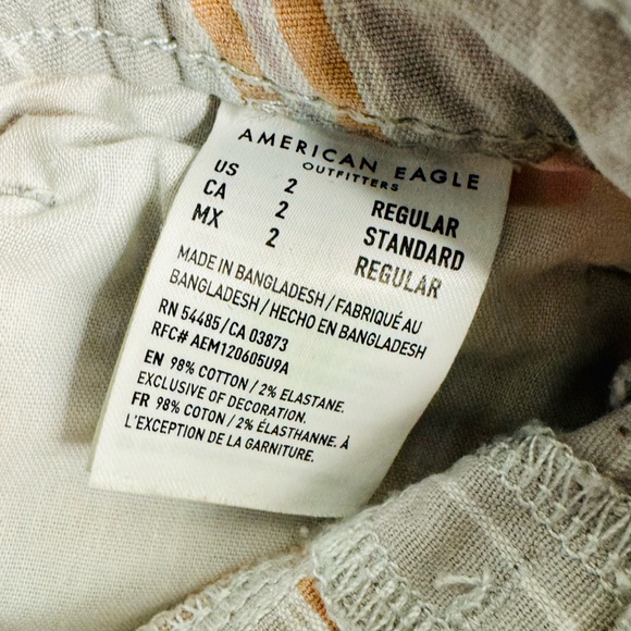 American Eagle Plaid High Waisted Mom Jean SZ 2 NEW! - Picture 11 of 16